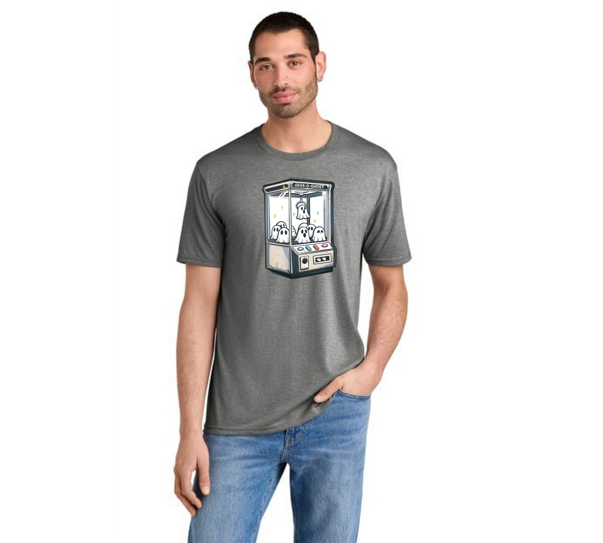 HALLOWEEN GRAB A GHOST DM130 District ® Perfect Tri Tee HW-16