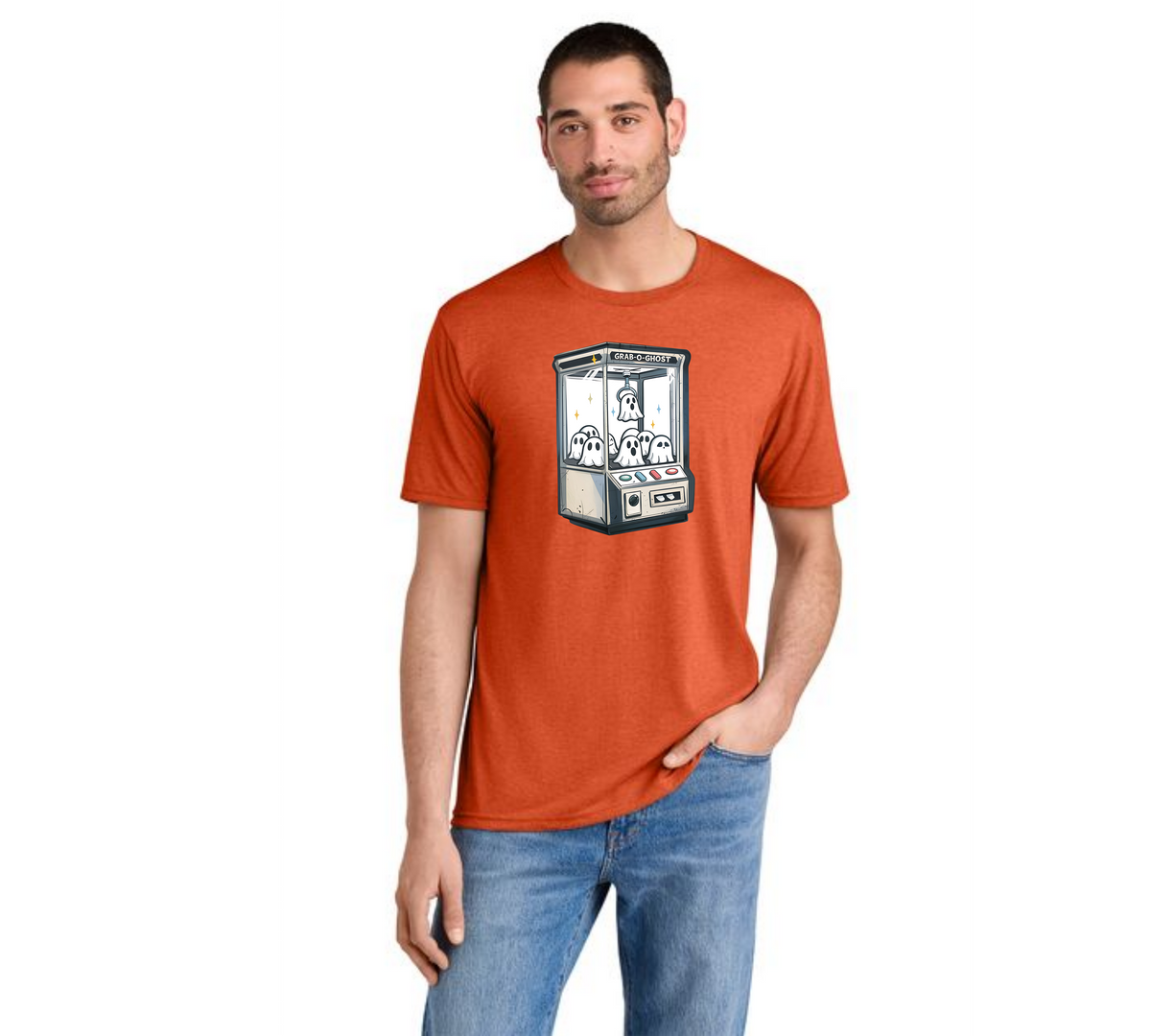 HALLOWEEN GRAB A GHOST DM130 District ® Perfect Tri Tee HW-16