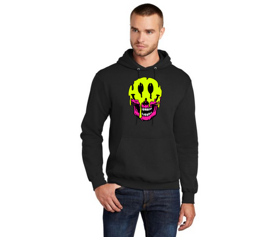 HALLOWEEN MASK PC78H Port & Company® Core Fleece Pullover Hooded Sweatshirt HW-17