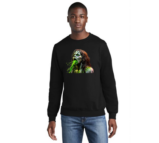 HALLOWEEN BEATLE JUICE Port & Company® Core Fleece Crewneck Sweatshirt HW-20