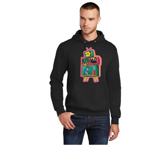 HALLOWEEN TV SLAYERS PC78H Port & Company® Core Fleece Pullover Hooded Sweatshirt HW-11