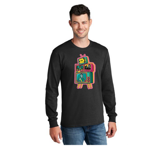 HALLOWEEN TV SLAYERS PC55LS Port & Company® Long Sleeve Core Cotton Tee -11