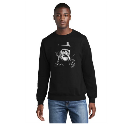 HALLOWEEN FREDDY Port & Company® Core Fleece Crewneck Sweatshirt HW-12
