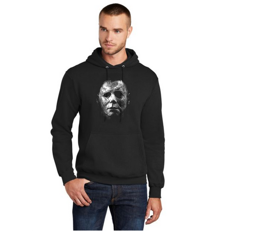 HALLOWEEN FINAL JASON Port & Company® Core Fleece Pullover Hooded Sweatshirt HW-14