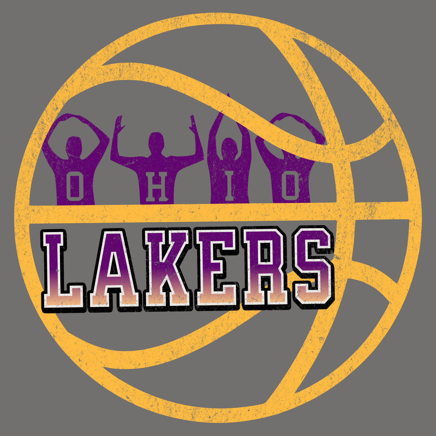 OHIO LAKERS BASKETBALL Gildan Softstyle® T-Shirt Unisex Short Sleeve Tee OL-14