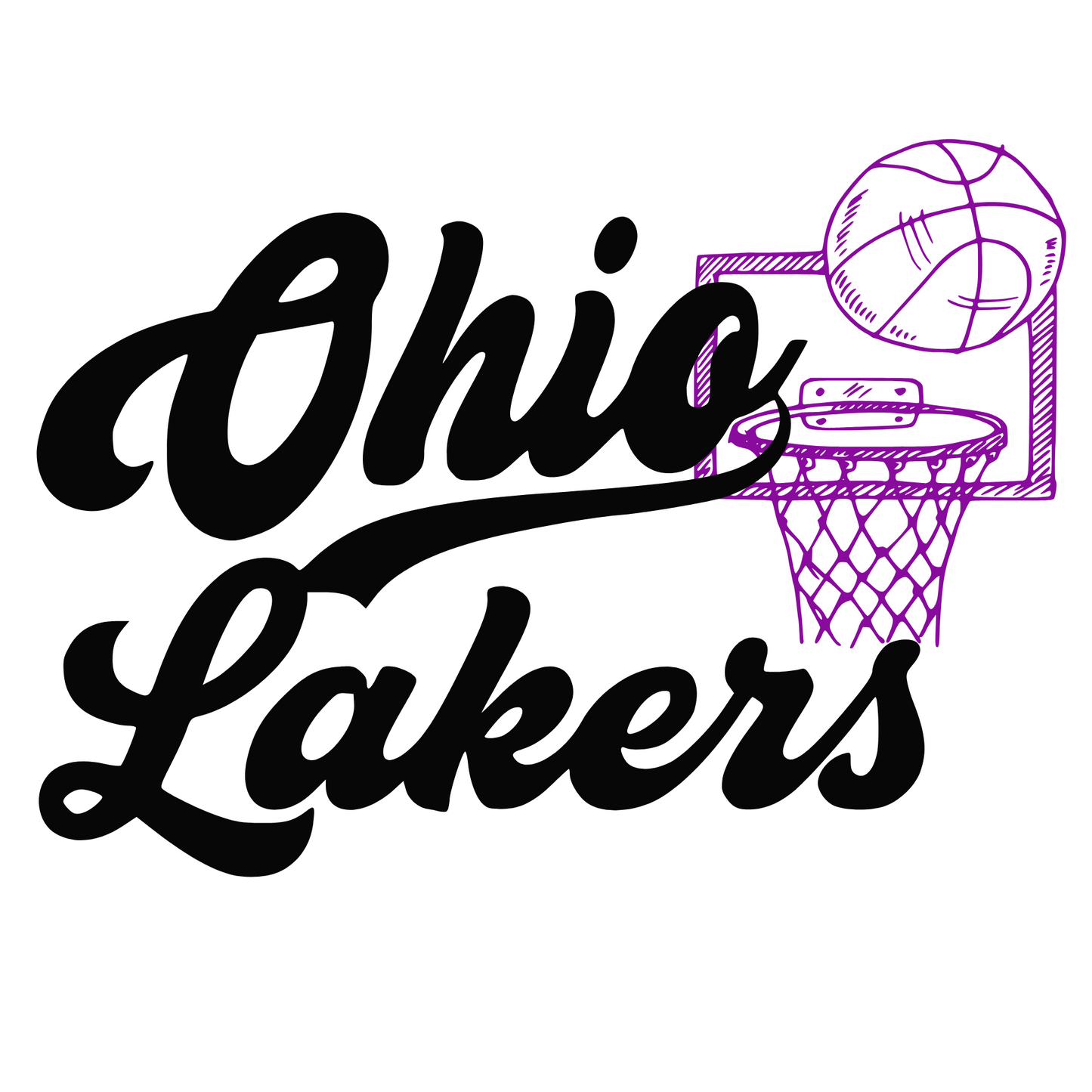 OHIO LAKERS BASKETBALL Gildan Softstyle® T-Shirt Unisex Short Sleeve Tee OL-15
