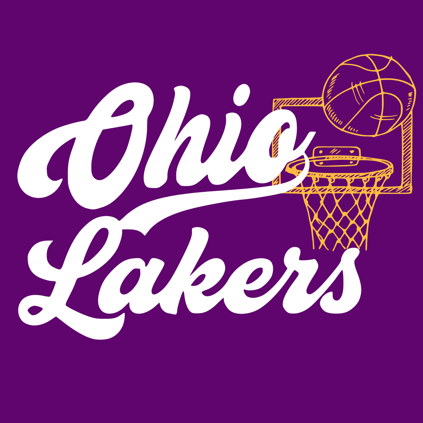 OHIO LAKERS BASKETBALL Gildan Softstyle® T-Shirt Unisex Short Sleeve Tee OL-15