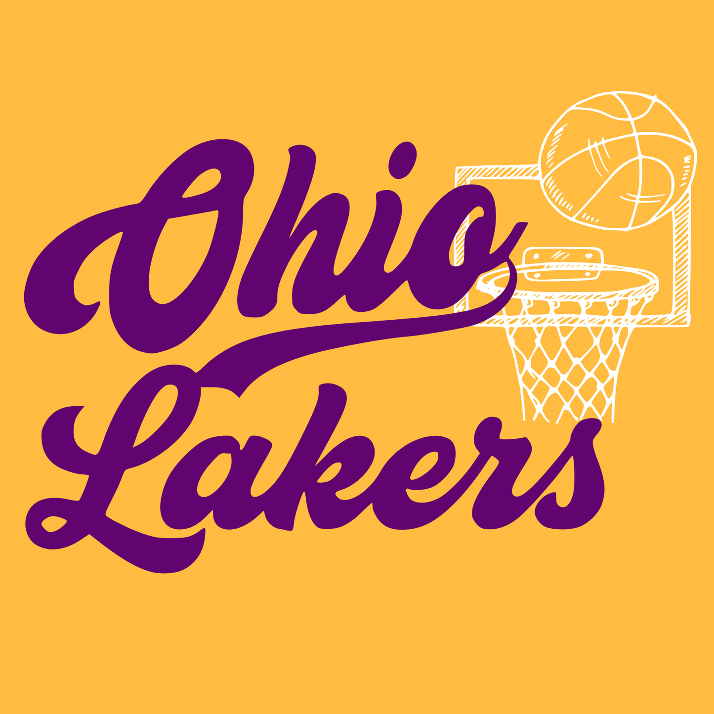 OHIO LAKERS BASKETBALL Gildan Softstyle® T-Shirt Unisex Short Sleeve Tee OL-15