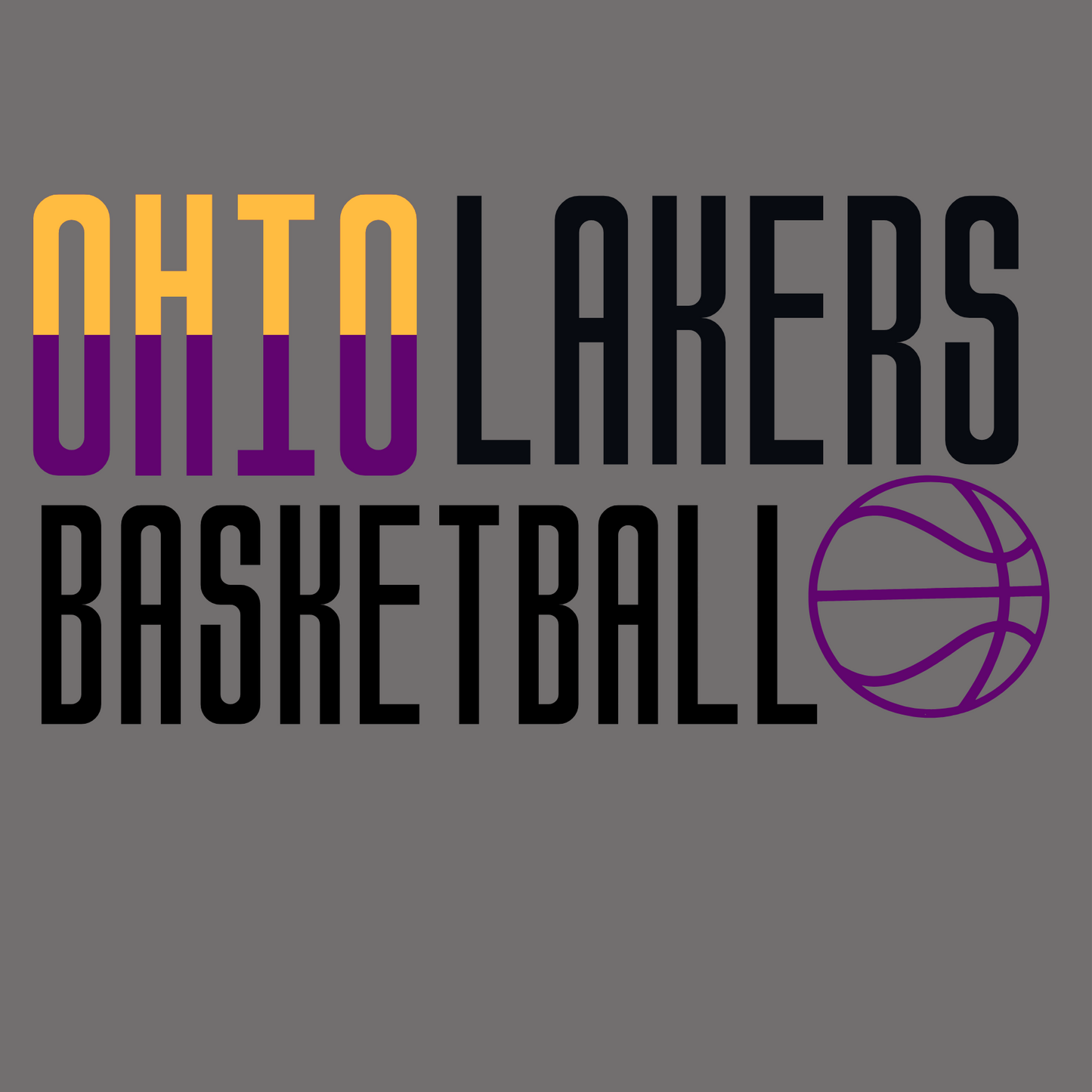 OHIO LAKERS BASKETBALL Gildan Softstyle® T-Shirt Unisex Short Sleeve Tee OL-12