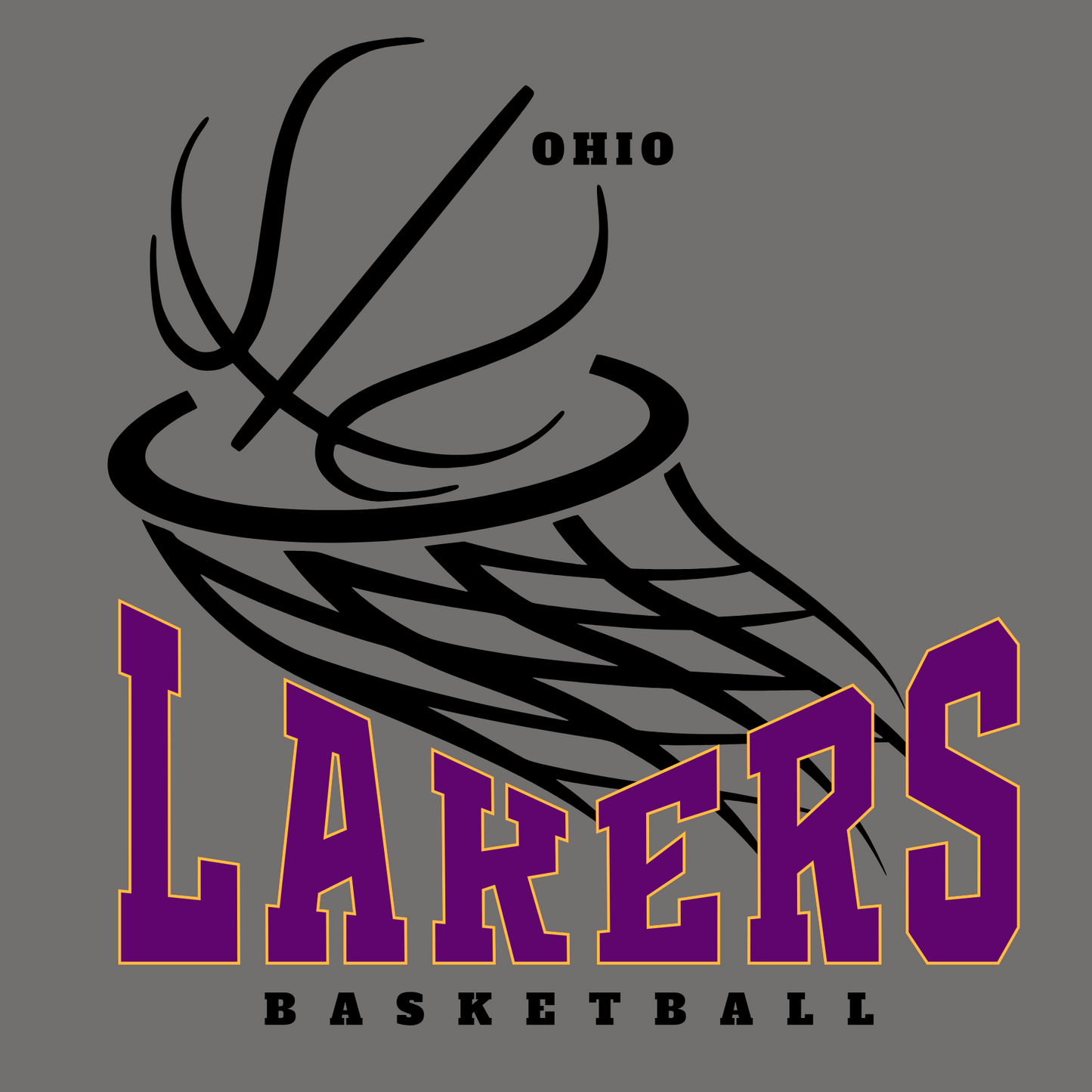 OHIO LAKERS BASKETBALL Gildan Softstyle® T-Shirt Unisex Short Sleeve Tee OL-8