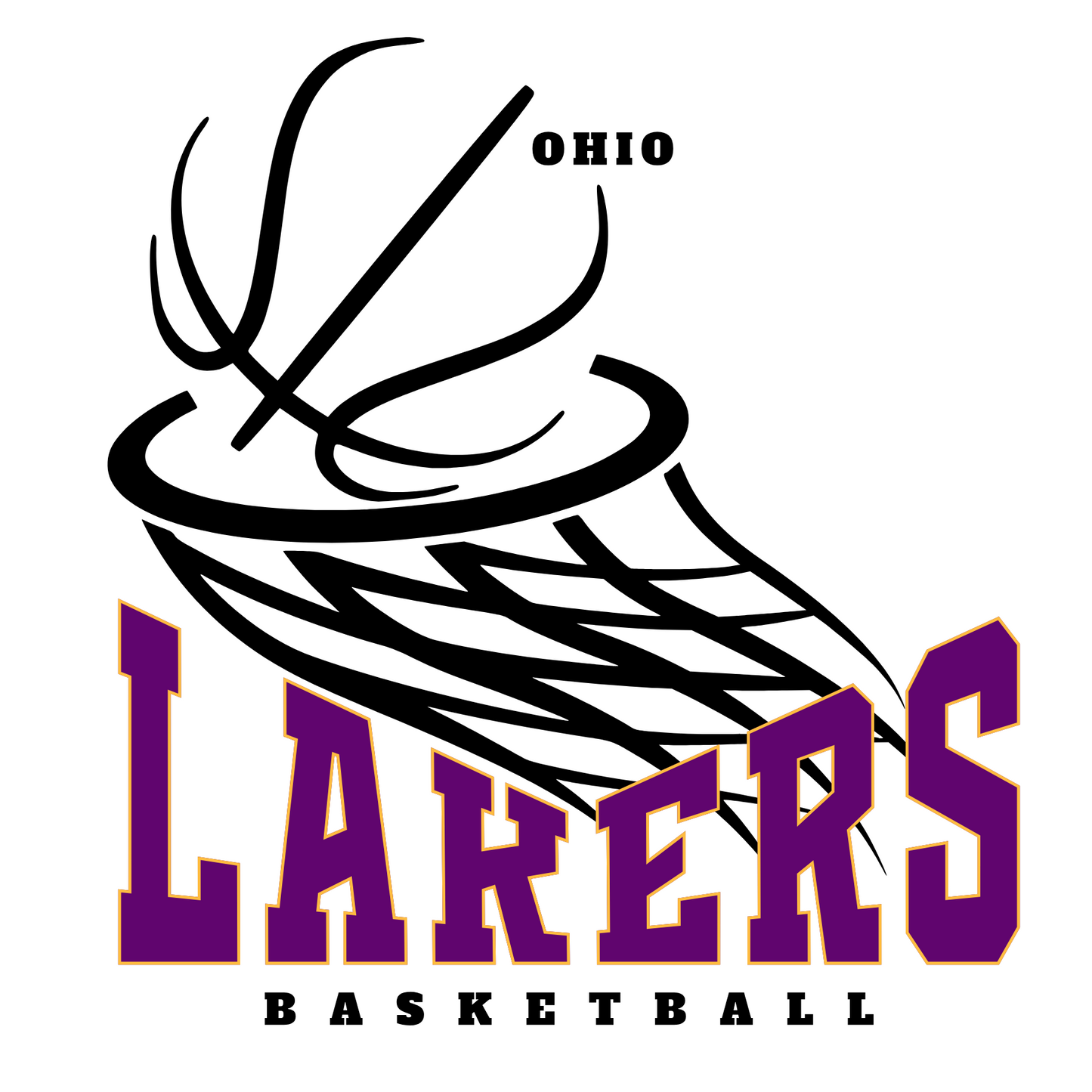 OHIO LAKERS BASKETBALL Gildan Softstyle® T-Shirt Unisex Short Sleeve Tee OL-8