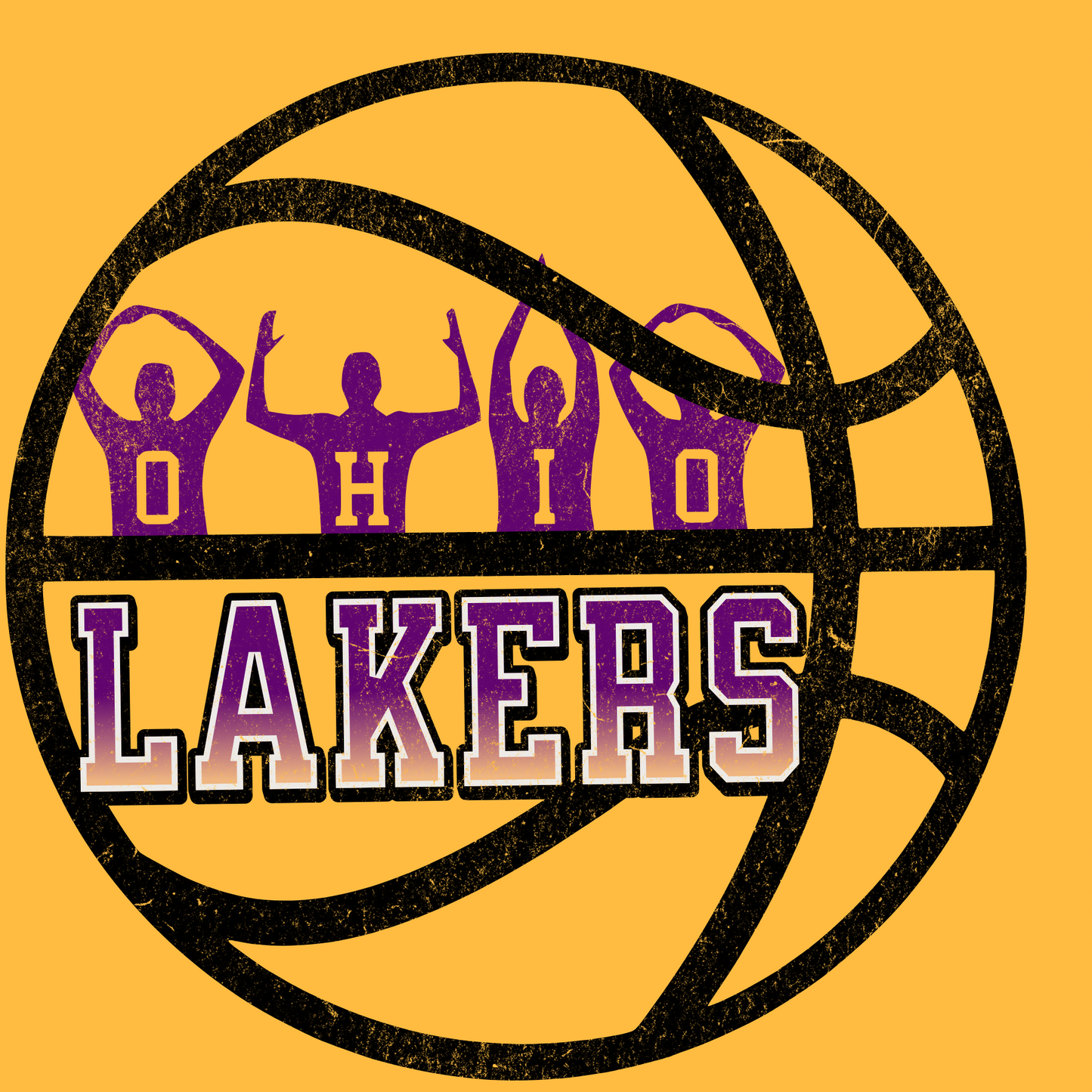 OHIO LAKERS BASKETBALL Gildan Softstyle® T-Shirt Unisex Short Sleeve Tee OL-14