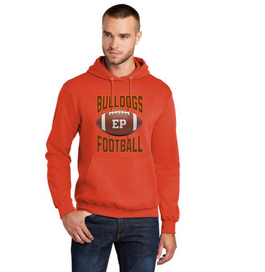 EAST PALESTINE FOOTBALL PC78H Port & Company® Core Fleece Pullover Hooded Sweatshirt 21