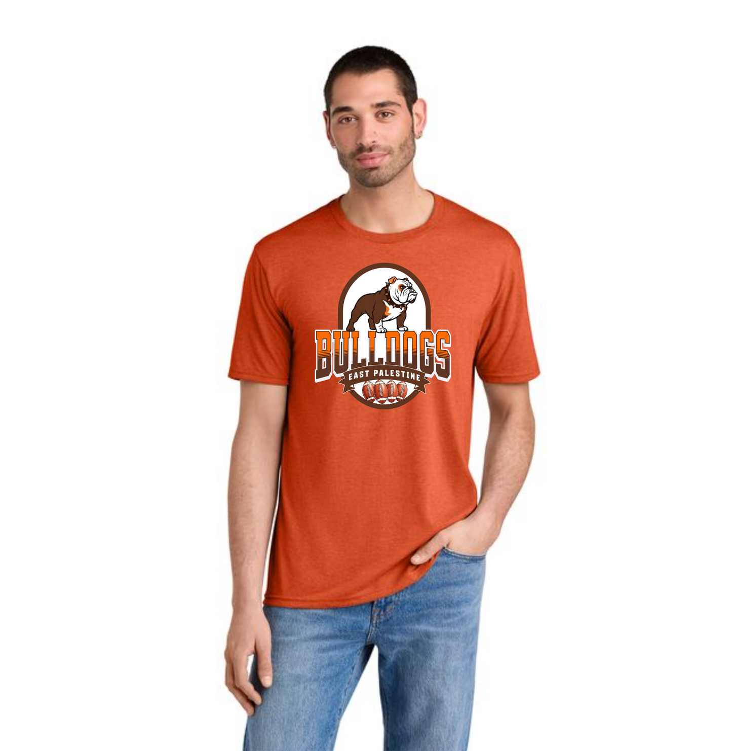 EAST PALESTINE BULLDOGS FOOTBALL DM130 District® Perfect Tri® Tee 22
