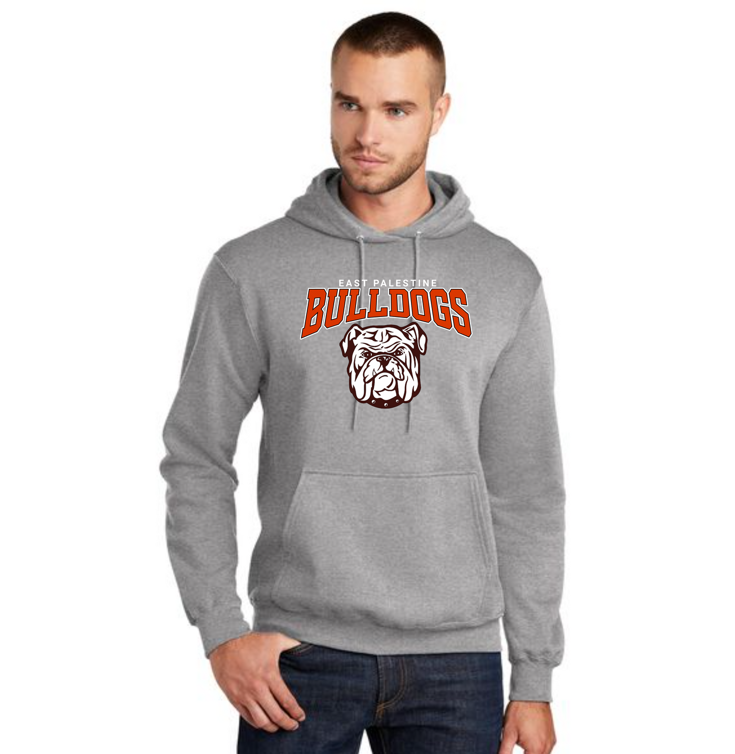 EAST PALESTINE FOOTBALL PC78H Port & Company® Core Fleece Pullover Hooded Sweatshirt 23