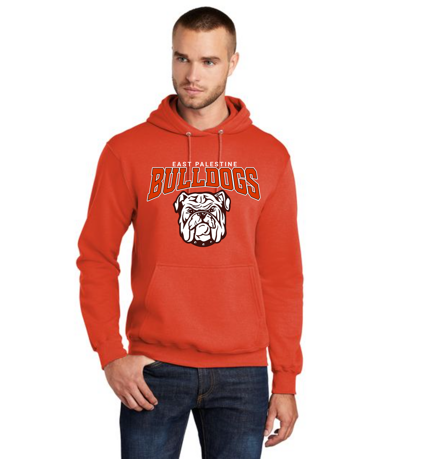 EAST PALESTINE FOOTBALL PC78H Port & Company® Core Fleece Pullover Hooded Sweatshirt 23