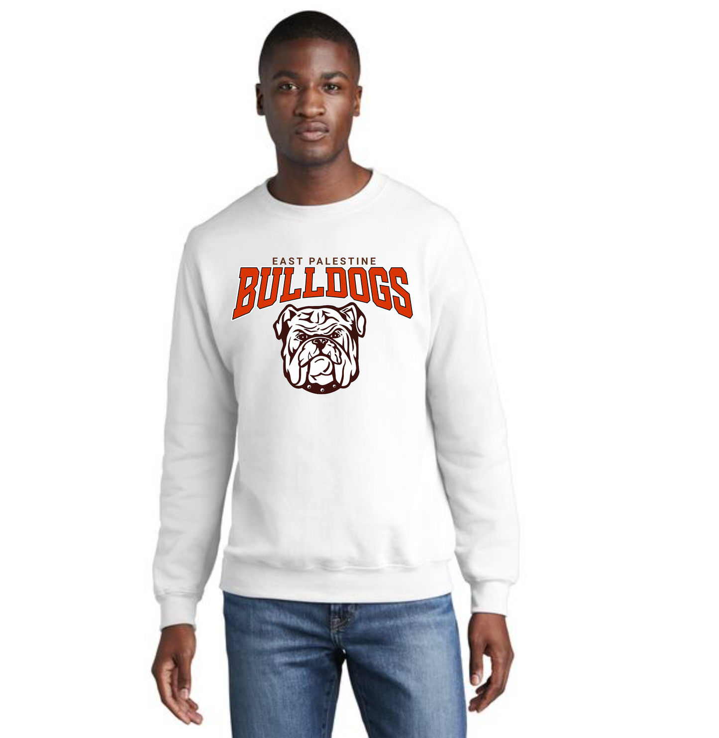 EAST PALESTINE FOOTBALL PC78 Core Fleece Crewneck Sweatshirt 23