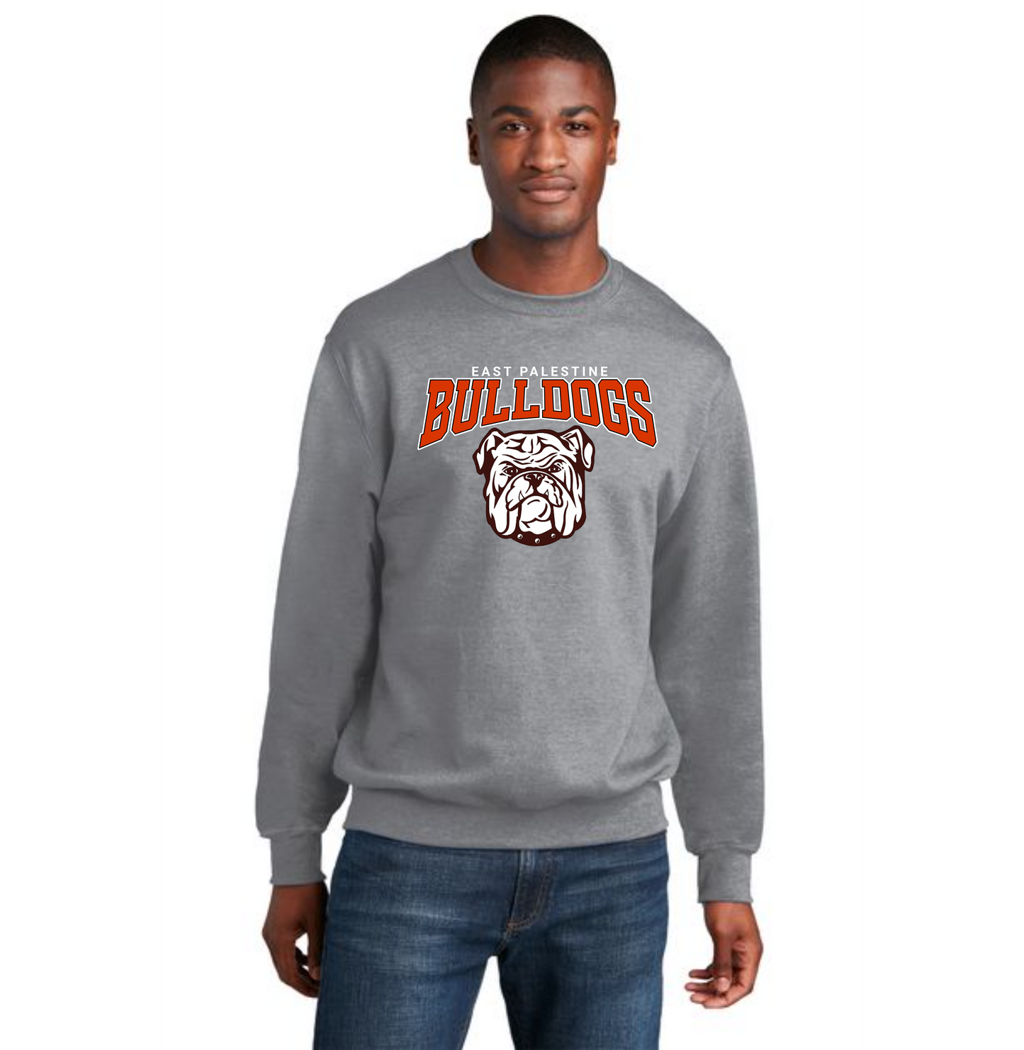 EAST PALESTINE FOOTBALL PC78 Core Fleece Crewneck Sweatshirt 23