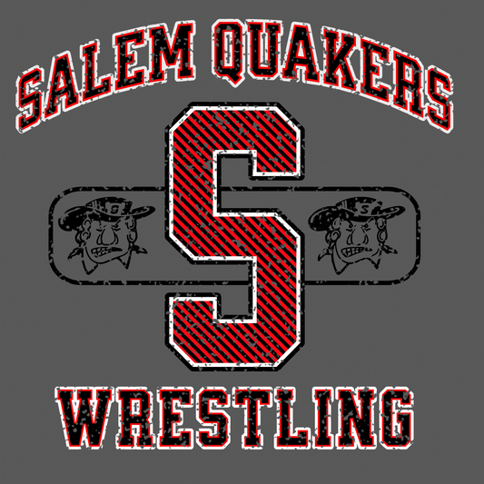 Salem Quakers Wrestling DM130 District ® Perfect Tri ® Tee 8