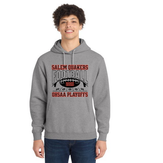 SALEM QUAKERS FOOTBALL PC78H Port & Company® Core Fleece Pullover Hooded Sweatshirt SF-12