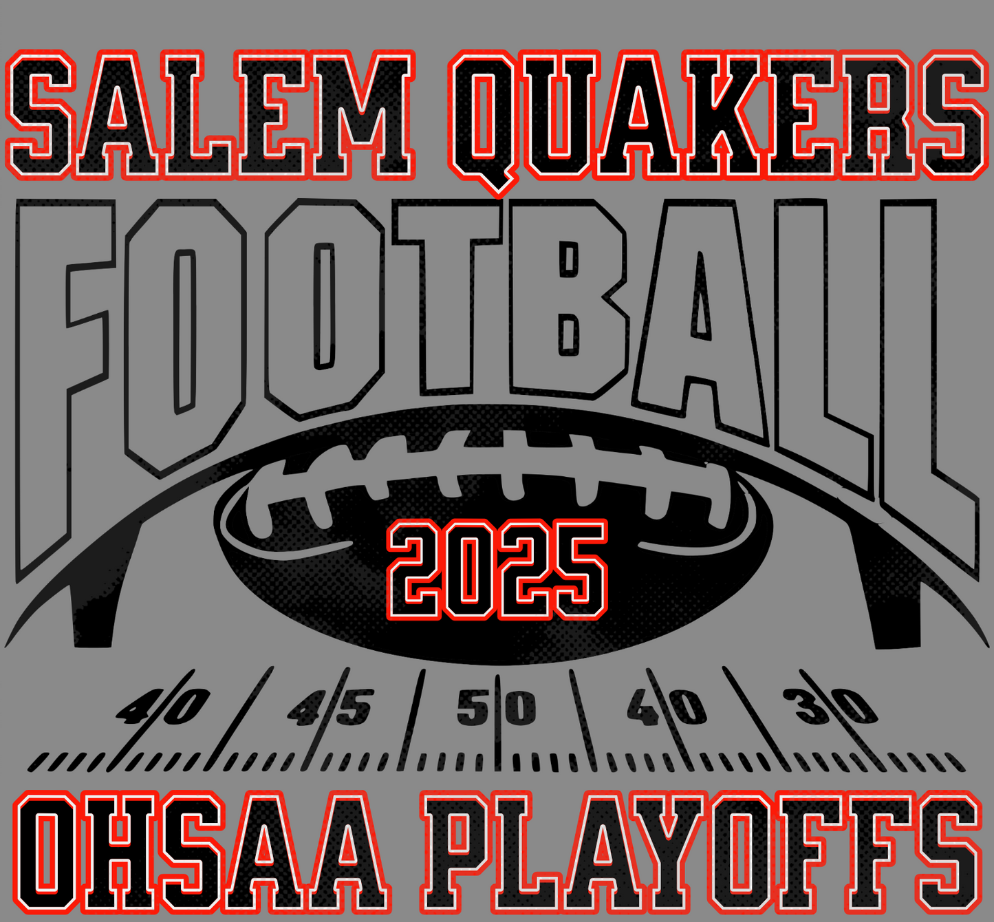 SALEM QUAKERS FOOTBALL PC78H Port & Company® Core Fleece Pullover Hooded Sweatshirt SF-12