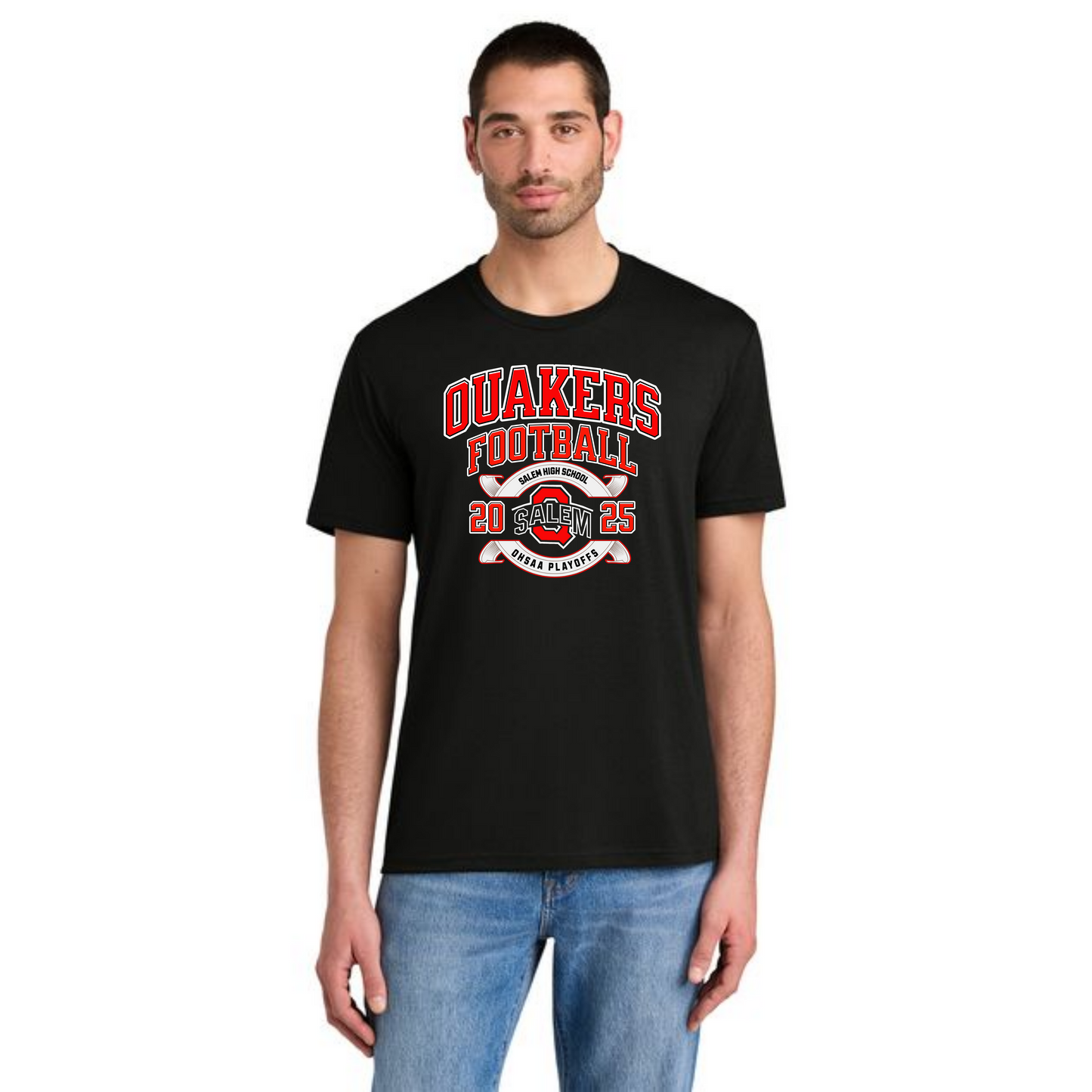 SALEM QUAKERS FOOTBALL PLAYOFF PC55 Port & Co™ Core Blend Tee SF-13