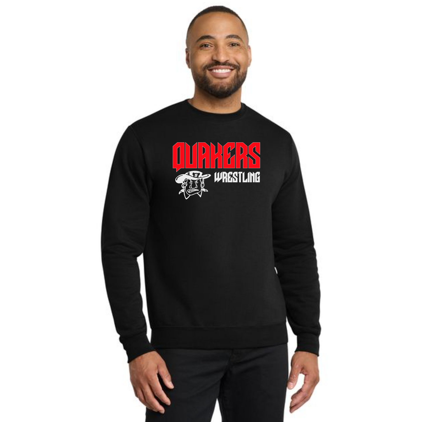 SALEM QUAKERS WRESTLING PC78 Port & Company® Core Fleece Crewneck Sweatshirt 1