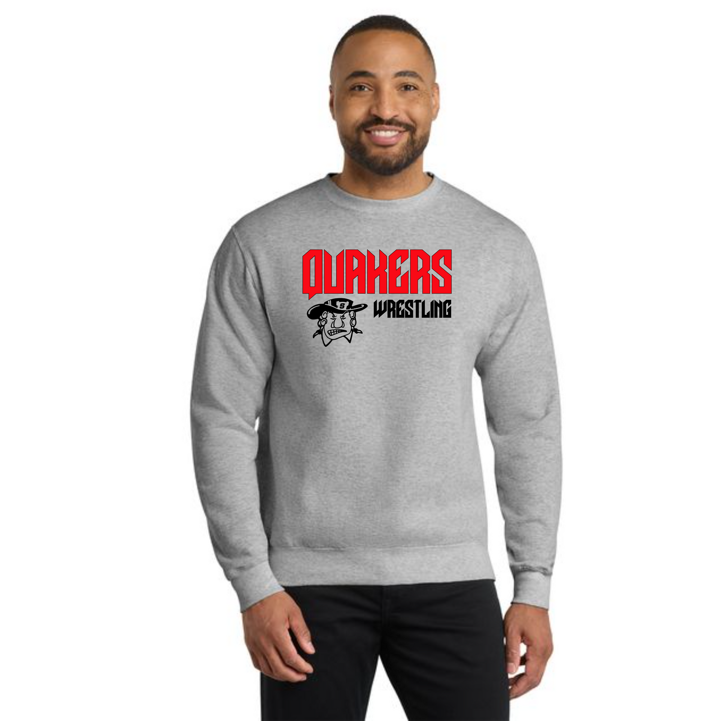 SALEM QUAKERS WRESTLING PC78 Port & Company® Core Fleece Crewneck Sweatshirt 1