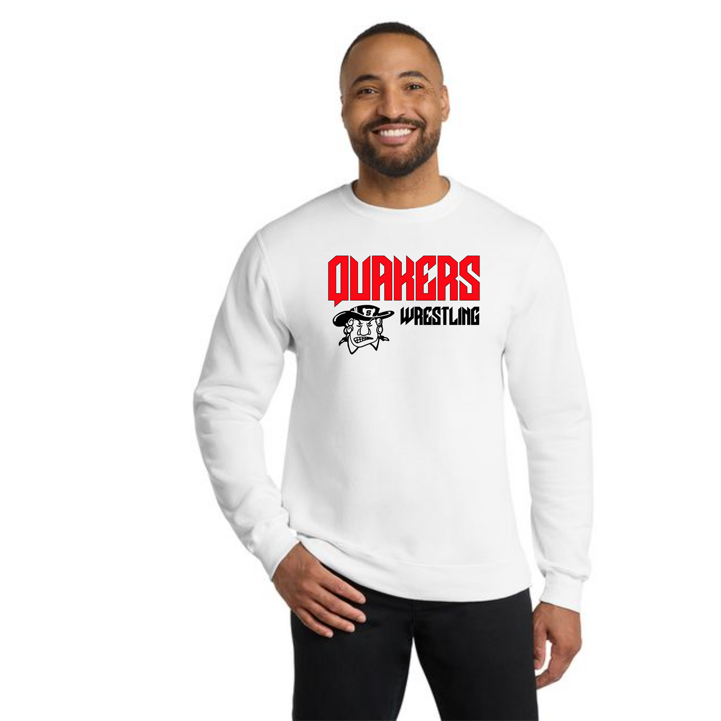 SALEM QUAKERS WRESTLING PC78 Port & Company® Core Fleece Crewneck Sweatshirt 1