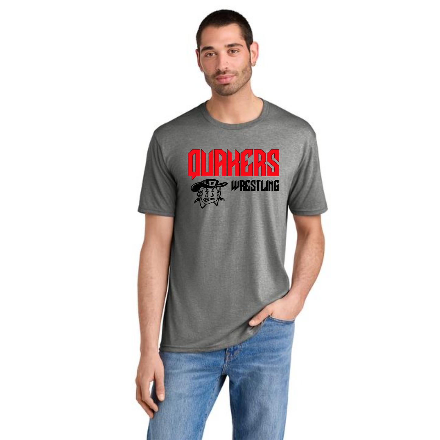 Salem Quakers Wrestling DM130 District ® Perfect Tri ® Tee 1