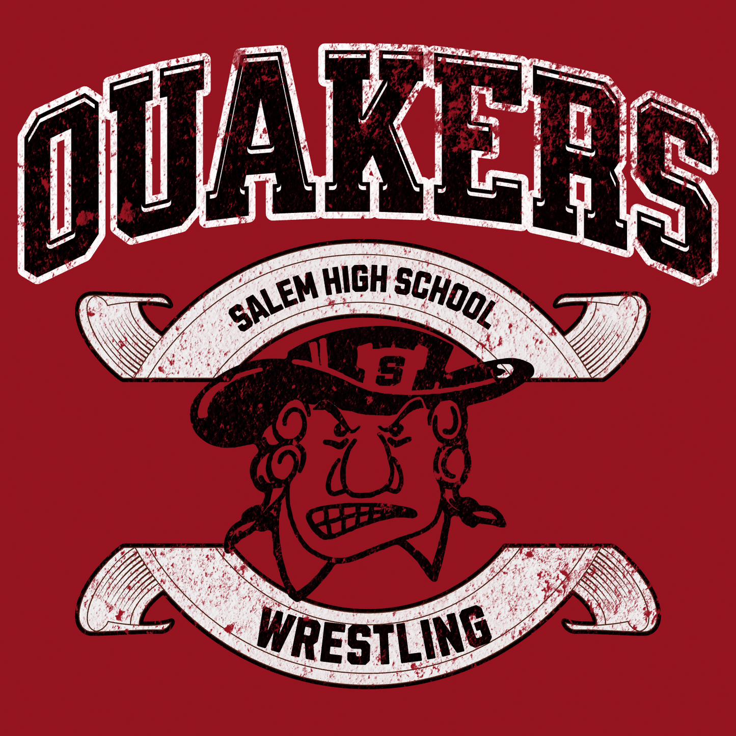 Salem Quakers Wrestling DM130 District ® Perfect Tri ® Tee 9