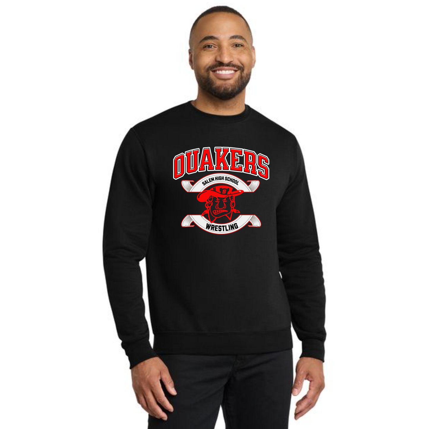 SALEM QUAKERS WRESTLING PC78 Port & Company® Core Fleece Crewneck Sweatshirt 9