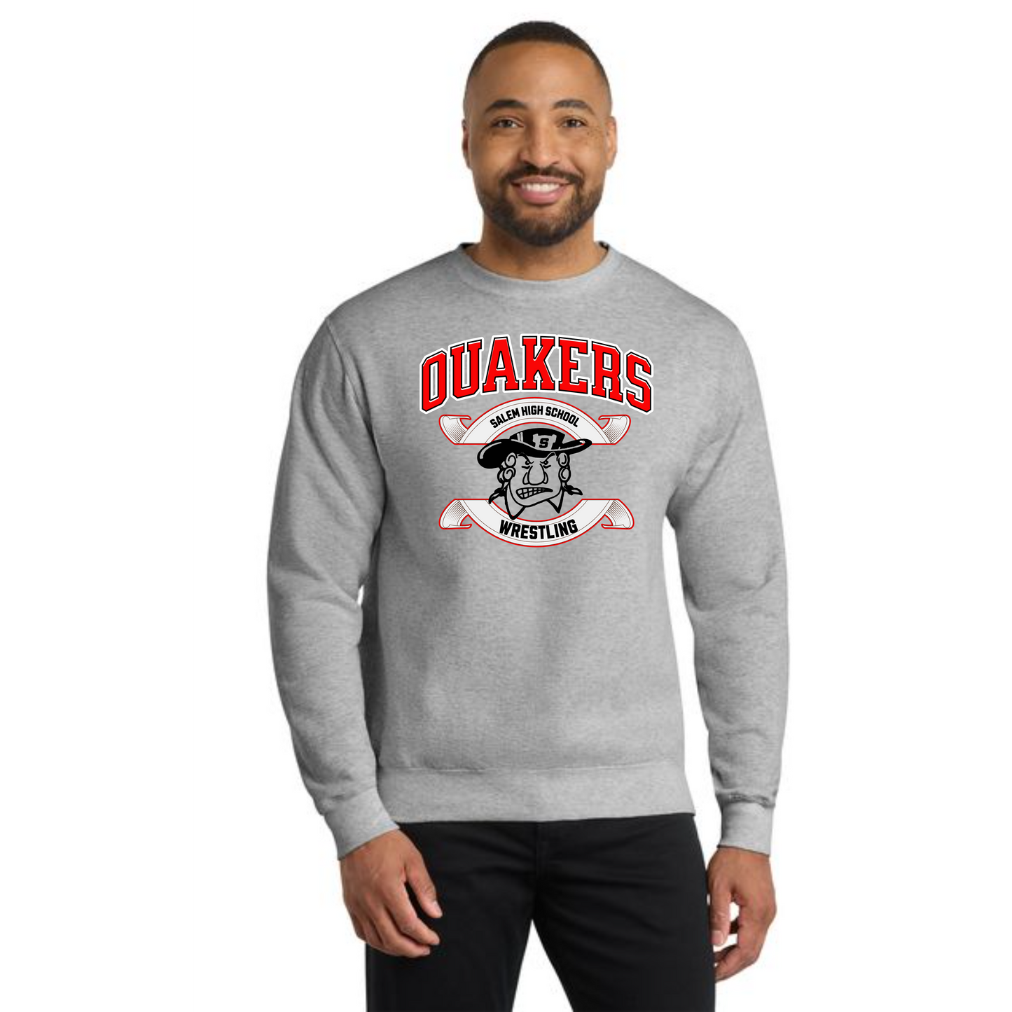 SALEM QUAKERS WRESTLING PC78 Port & Company® Core Fleece Crewneck Sweatshirt 9