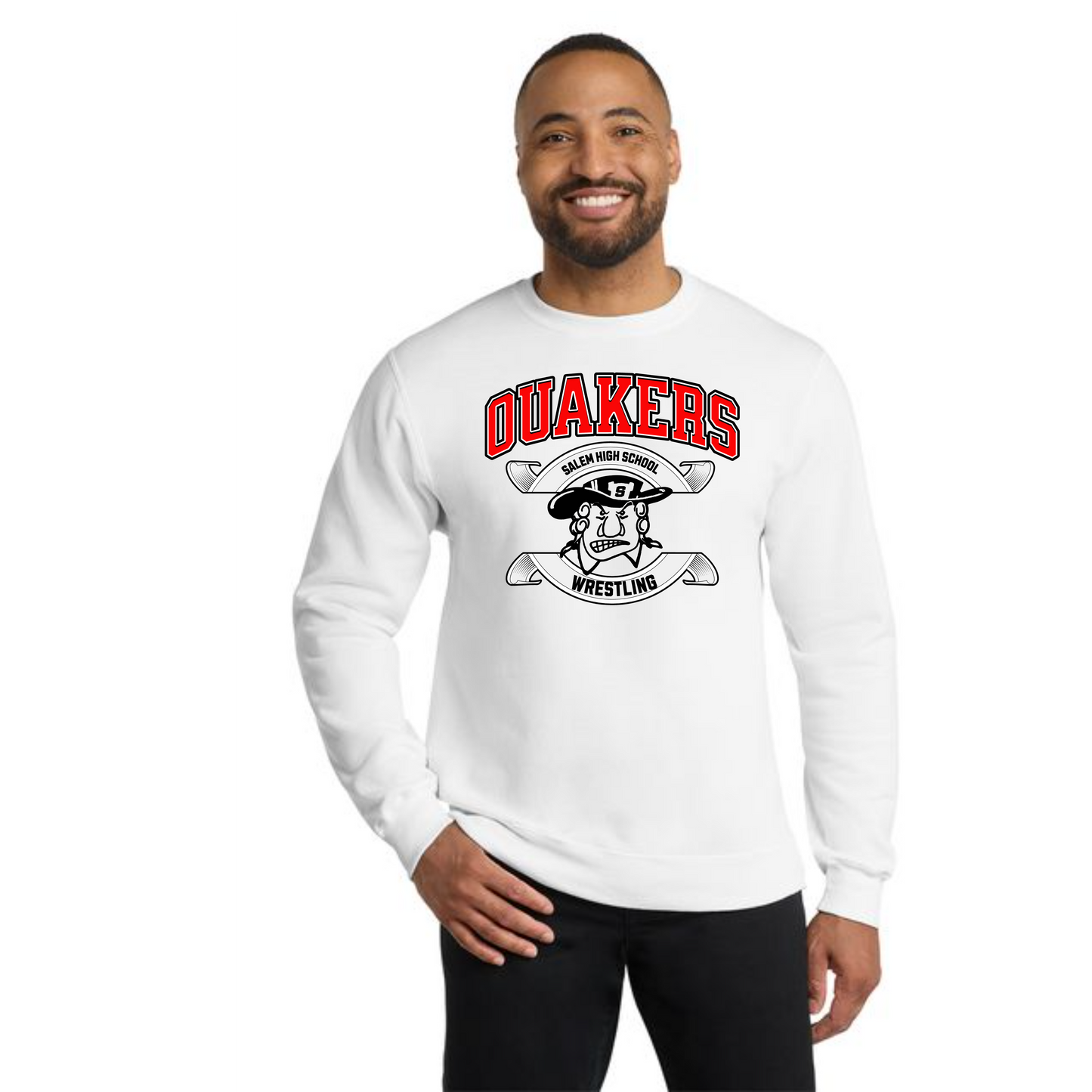 SALEM QUAKERS WRESTLING PC78 Port & Company® Core Fleece Crewneck Sweatshirt 9