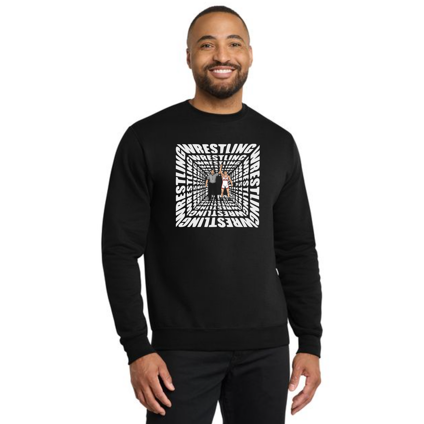 SALEM QUAKERS WRESTLING PC78 Port & Company® Core Fleece Crewneck Sweatshirt 10