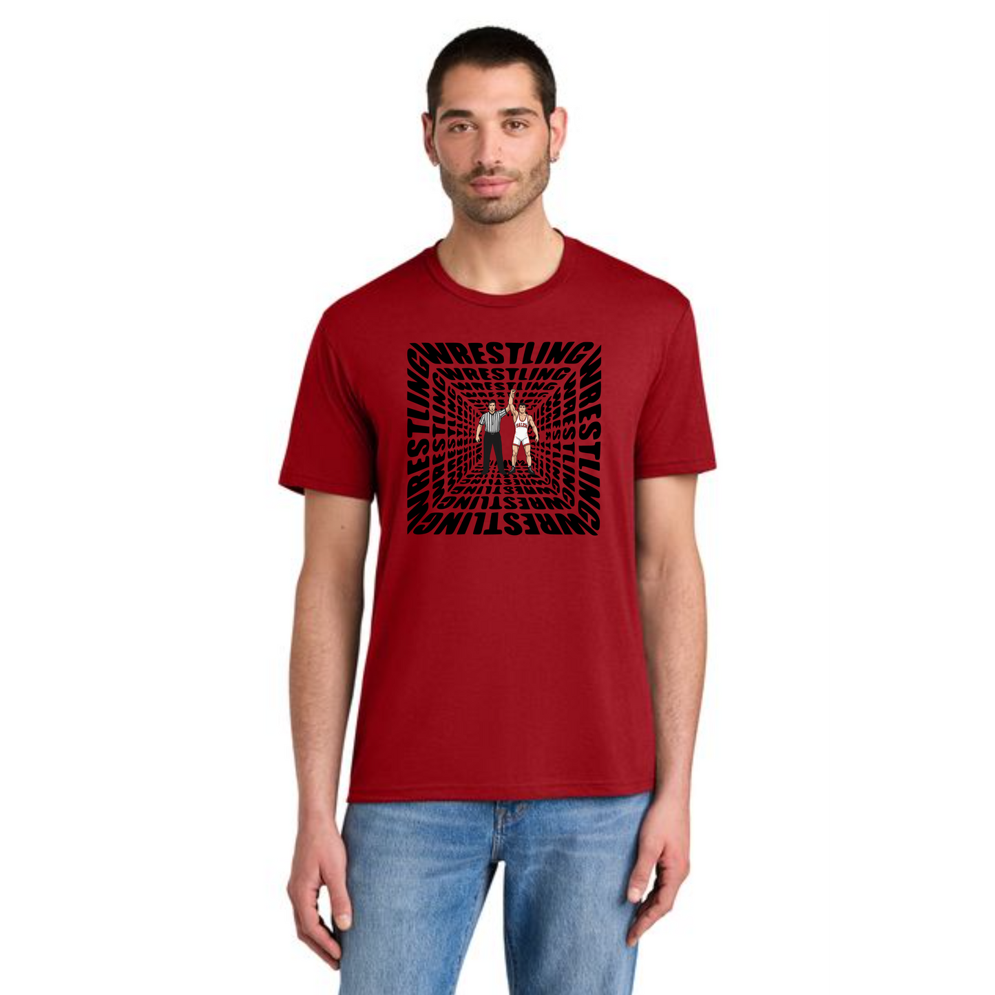 Salem Quakers Wrestling DM130 District ® Perfect Tri ® Tee 10