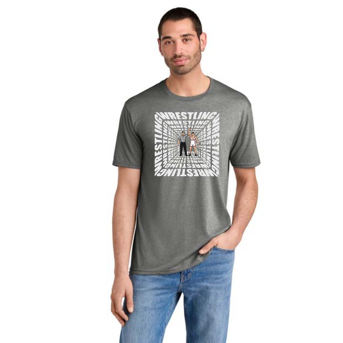 Salem Quakers Wrestling DM130 District ® Perfect Tri ® Tee 10