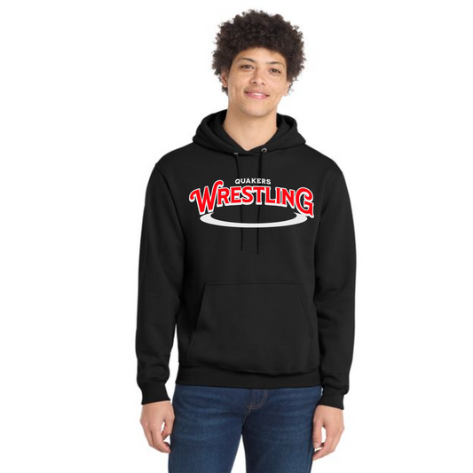 SALEM QUAKERS WRESTLING Port & Company® PC78H Core Fleece Pullover Hooded Sweatshirt 11