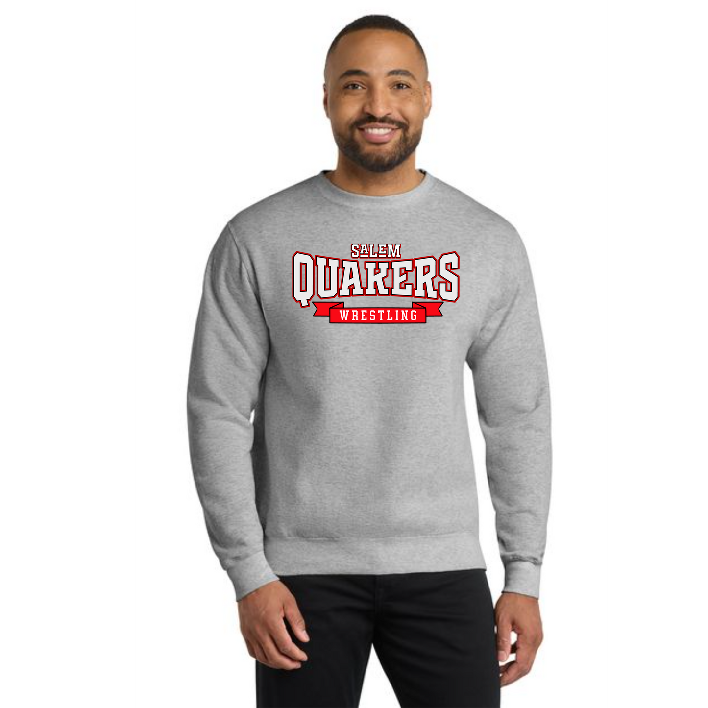 SALEM QUAKERS WRESTLING PC78 Port & Company® Core Fleece Crewneck Sweatshirt 2