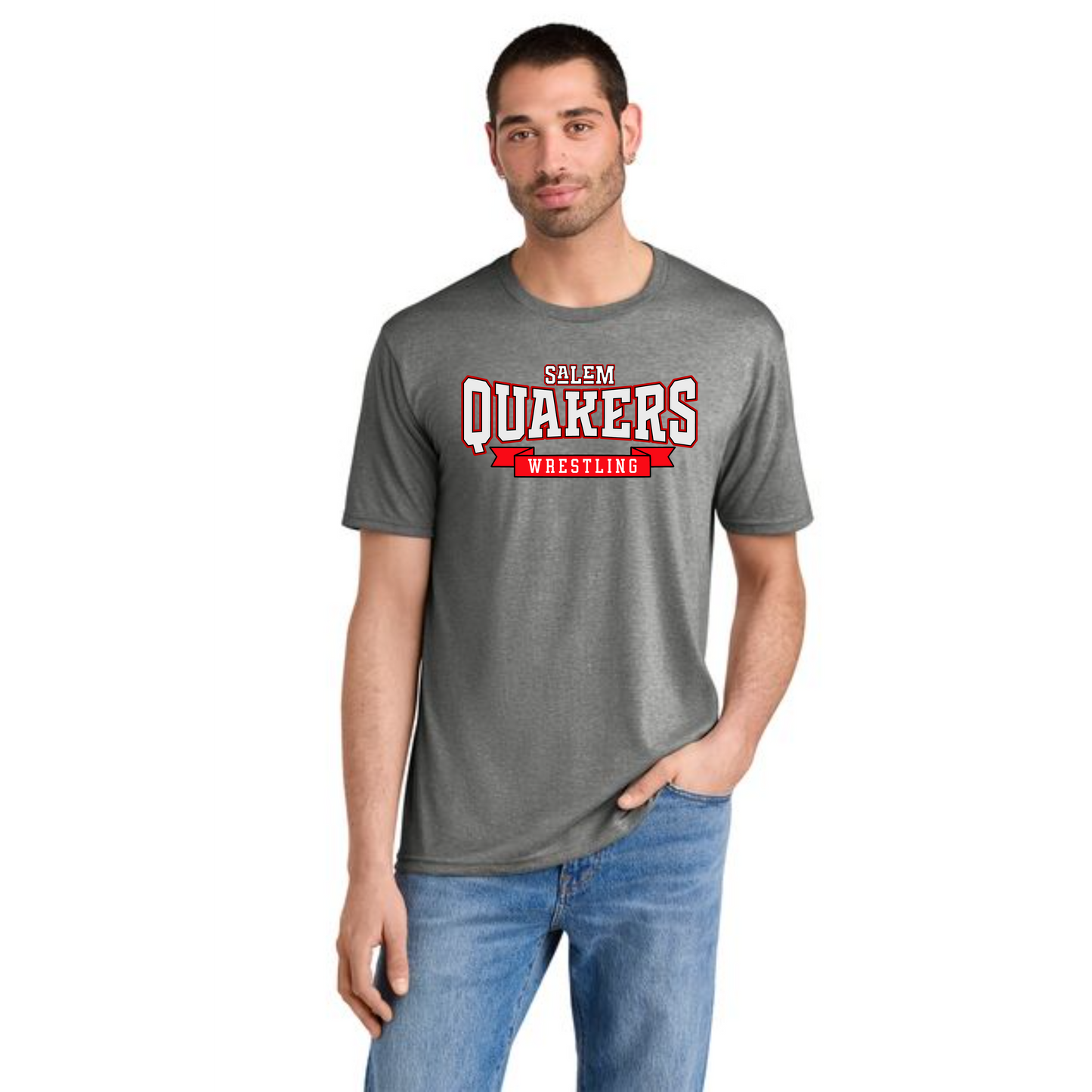 Salem Quakers Wrestling DM130 District ® Perfect Tri ® Tee 2