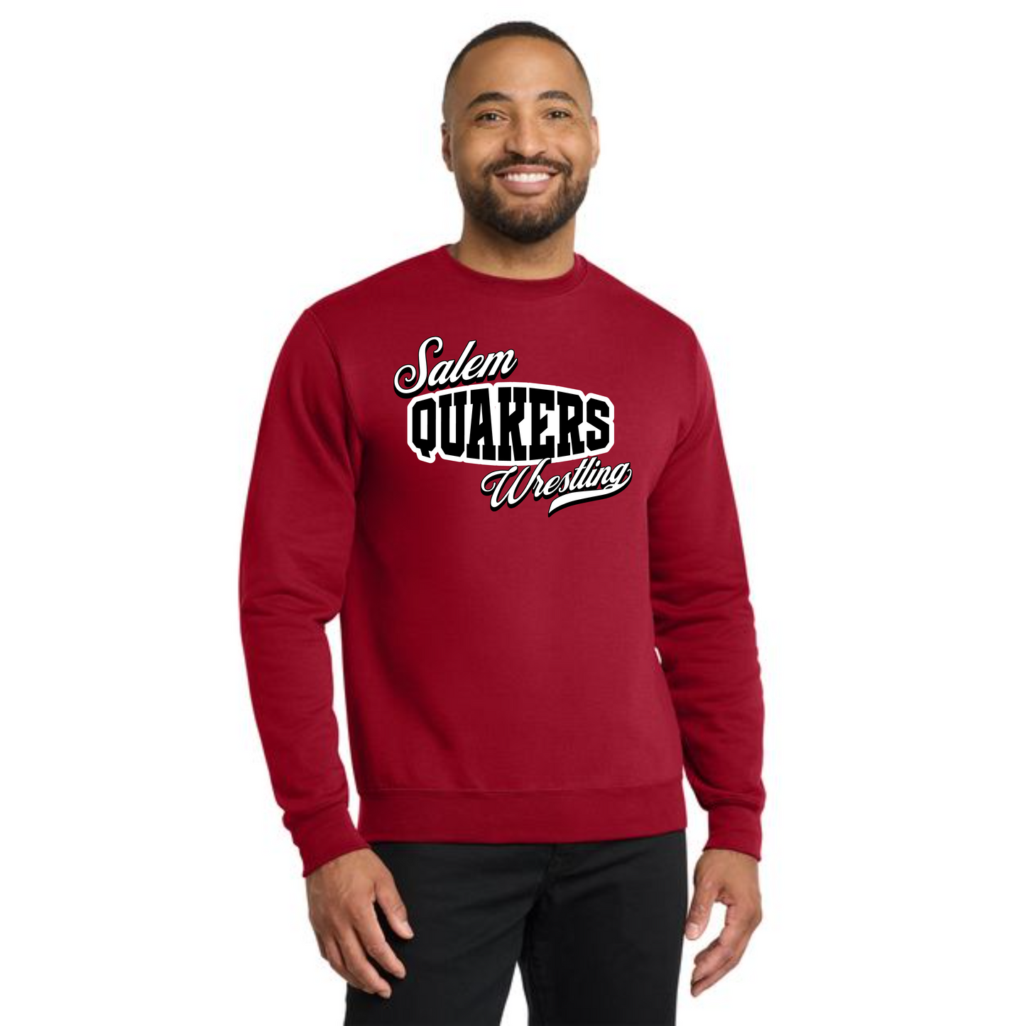SALEM QUAKERS WRESTLING PC78 Port & Company® Core Fleece Crewneck Sweatshirt 3