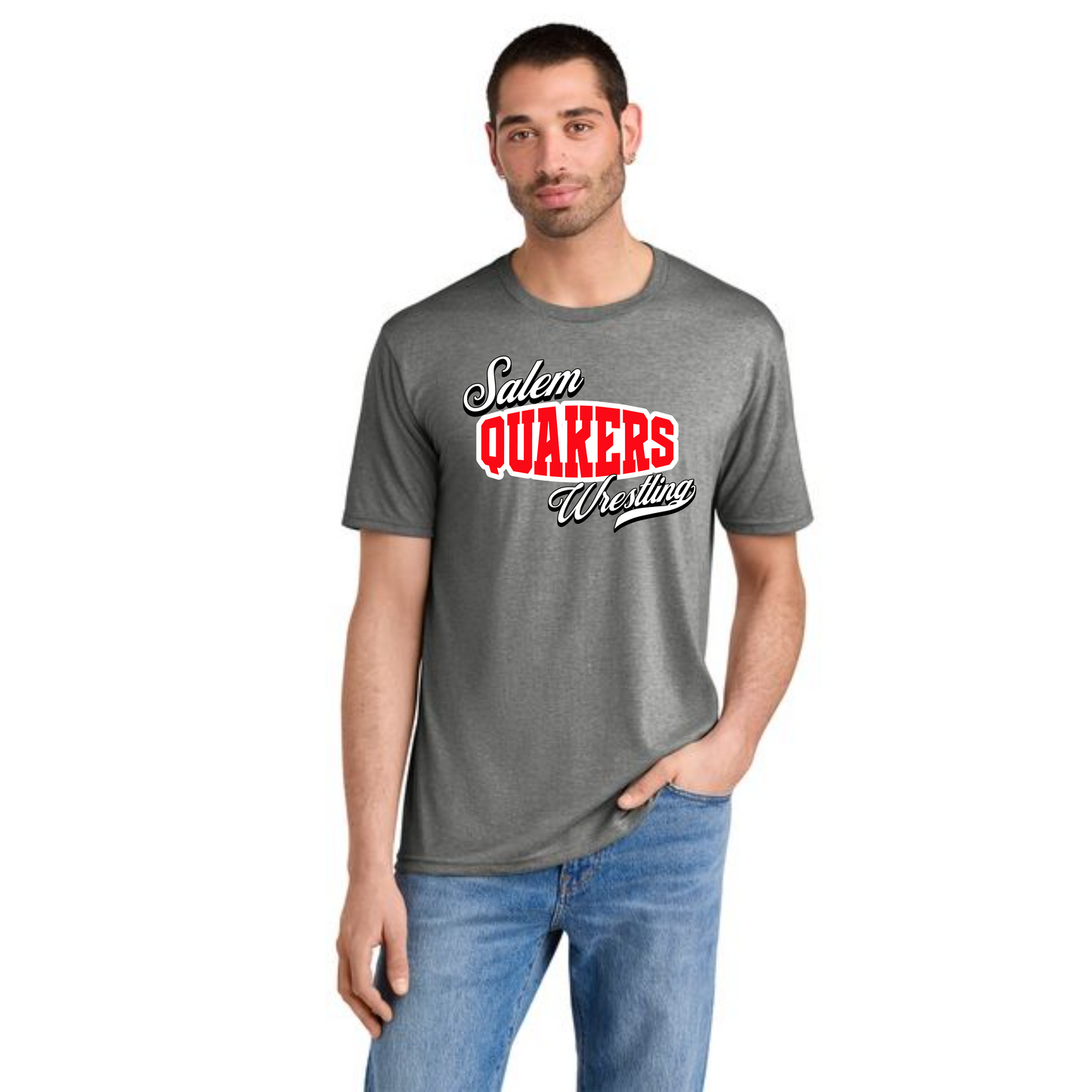 Salem Quakers Wrestling DM130 District ® Perfect Tri ® Tee 3