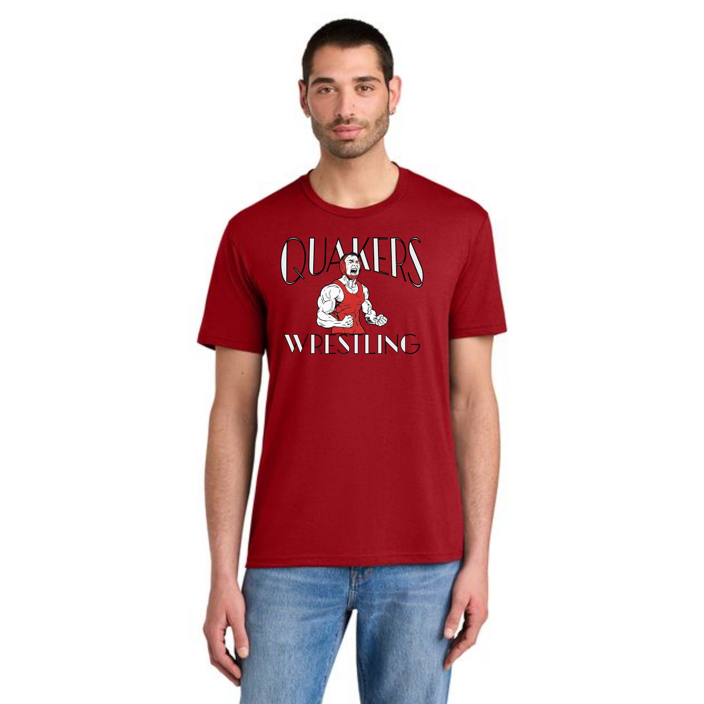 Salem Quakers Wrestling DM130 District ® Perfect Tri ® Tee 4