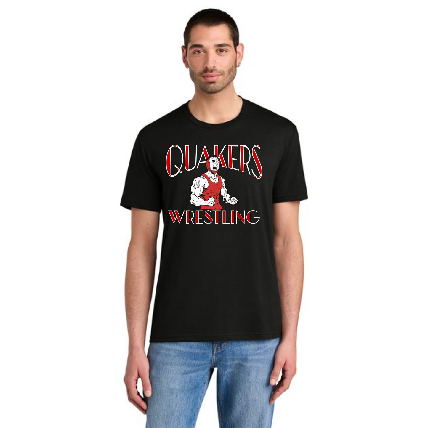Salem Quakers Wrestling DM130 District ® Perfect Tri ® Tee 4