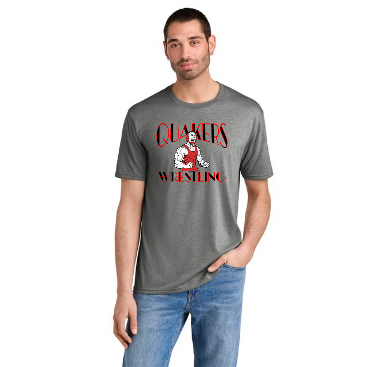 Salem Quakers Wrestling DM130 District ® Perfect Tri ® Tee 4
