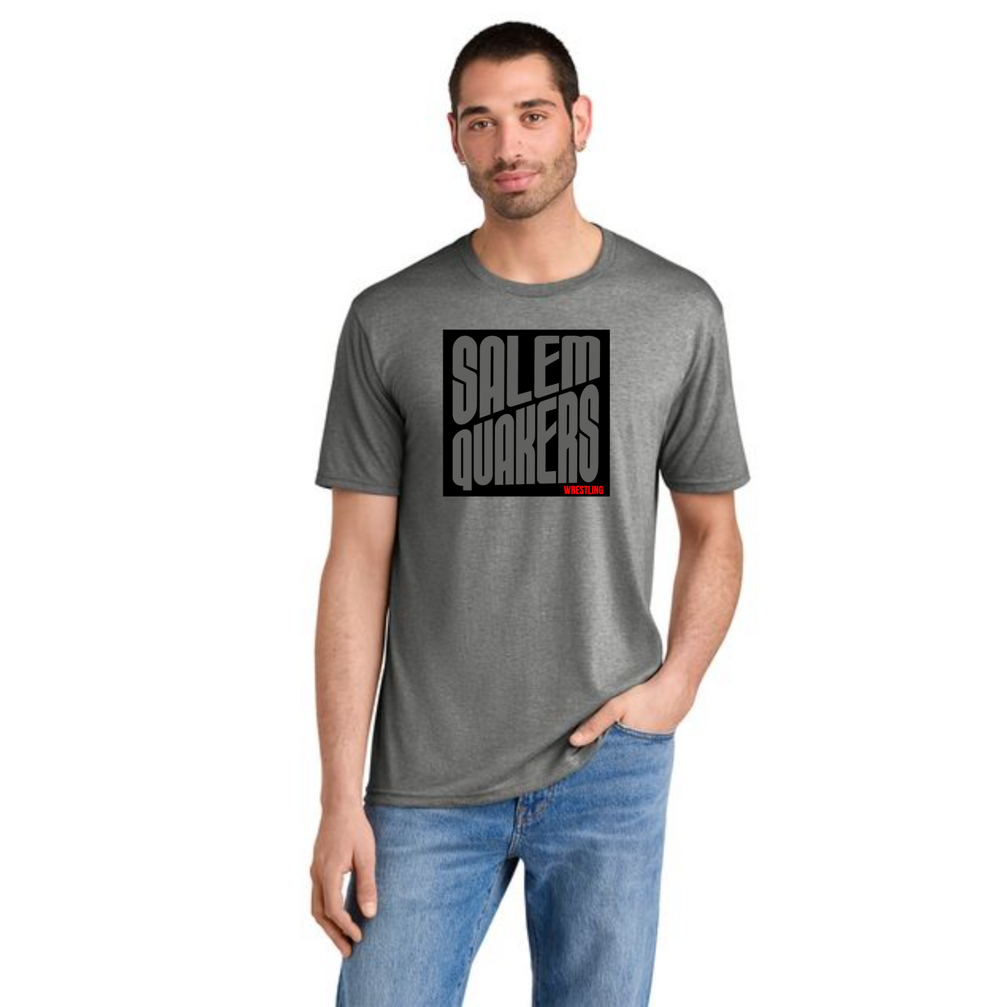 Salem Quakers Wrestling DM130 District ® Perfect Tri ® Tee 5
