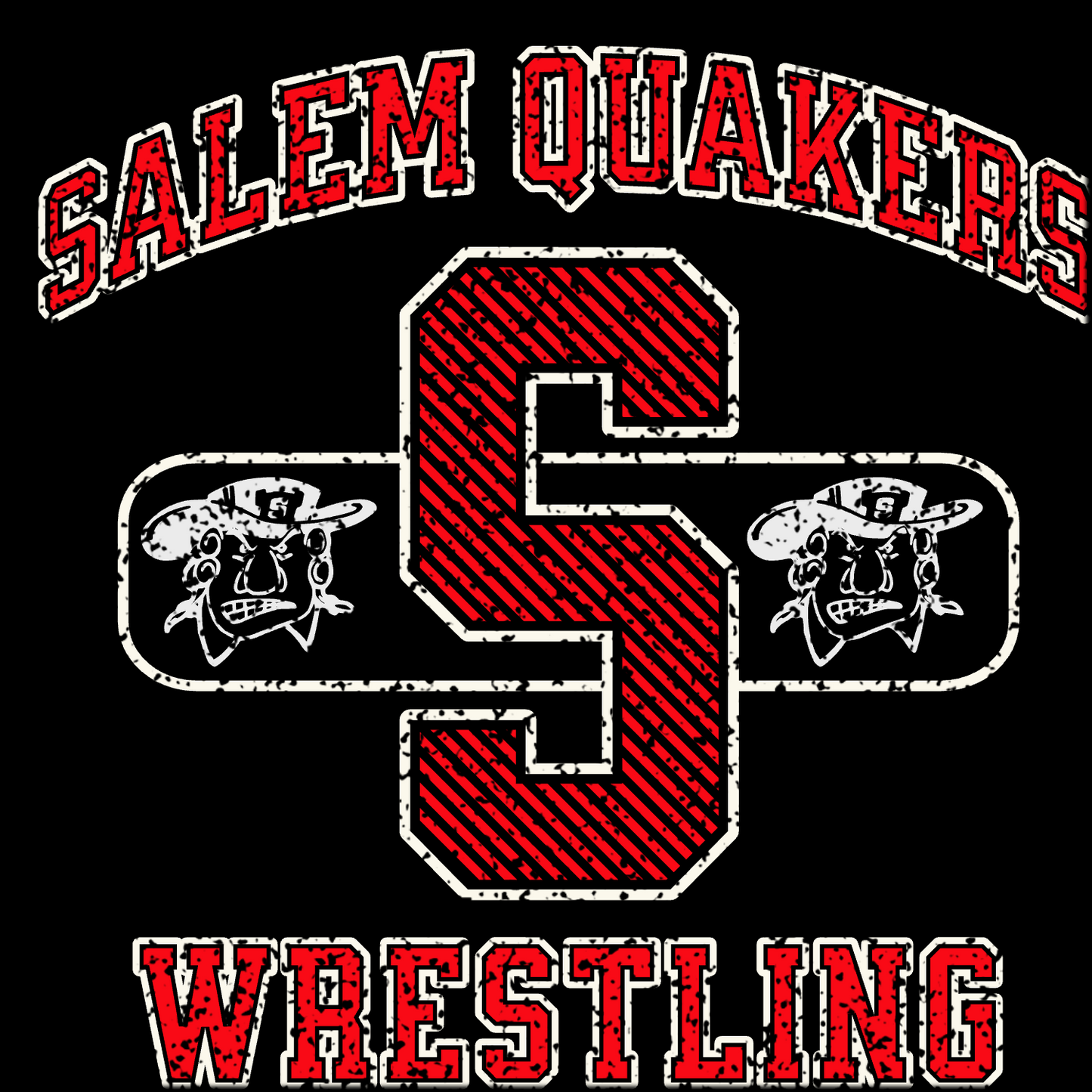 Salem Quakers Wrestling DM130 District ® Perfect Tri ® Tee 8