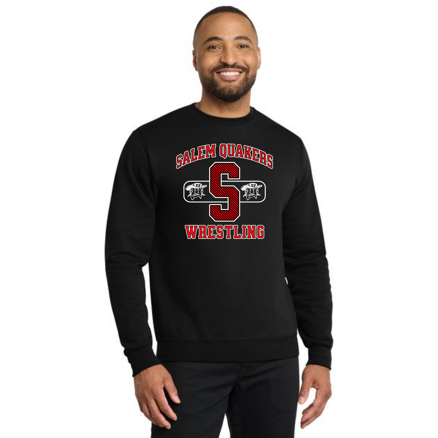 SALEM QUAKERS WRESTLING PC78 Port & Company® Core Fleece Crewneck Sweatshirt 8