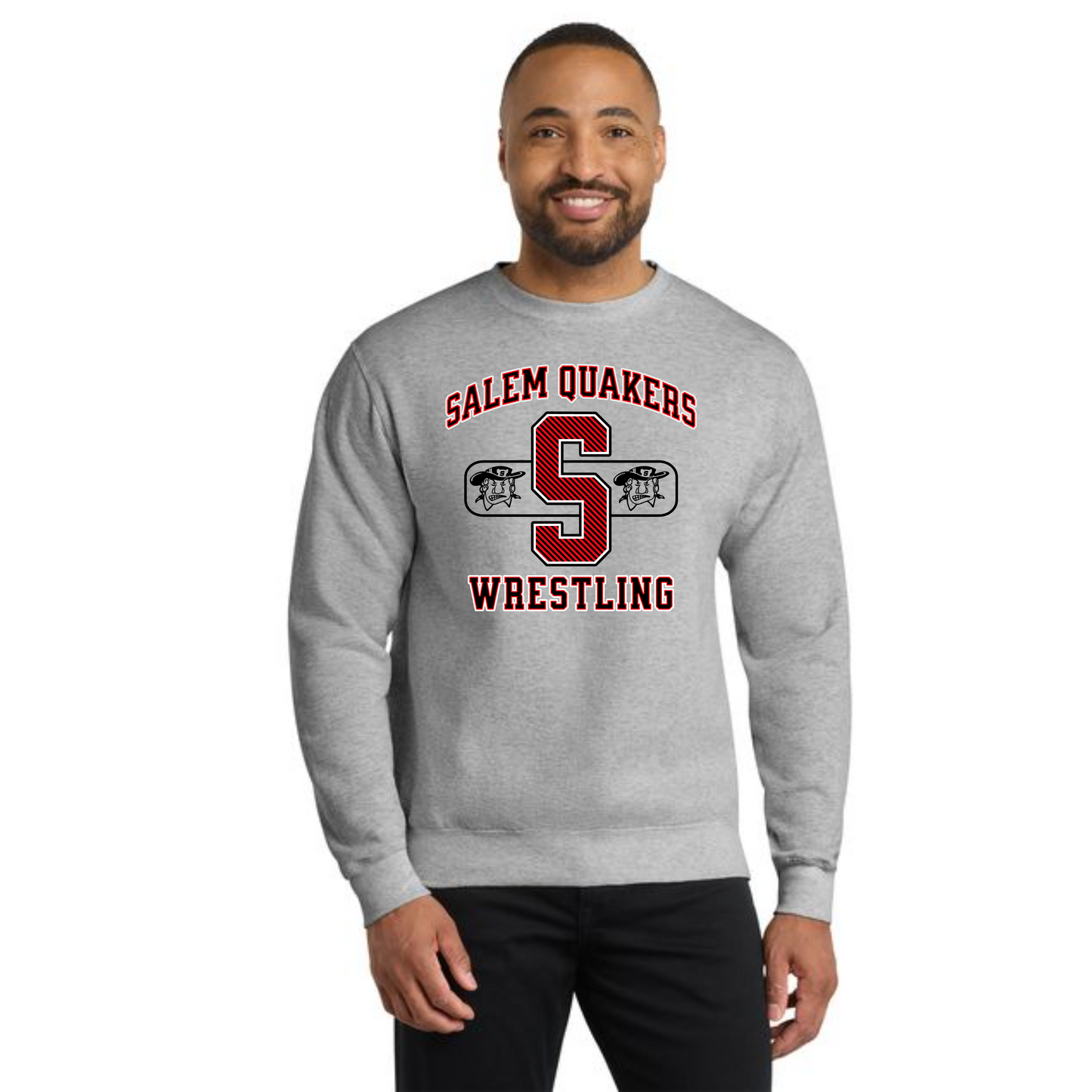 SALEM QUAKERS WRESTLING PC78 Port & Company® Core Fleece Crewneck Sweatshirt 8