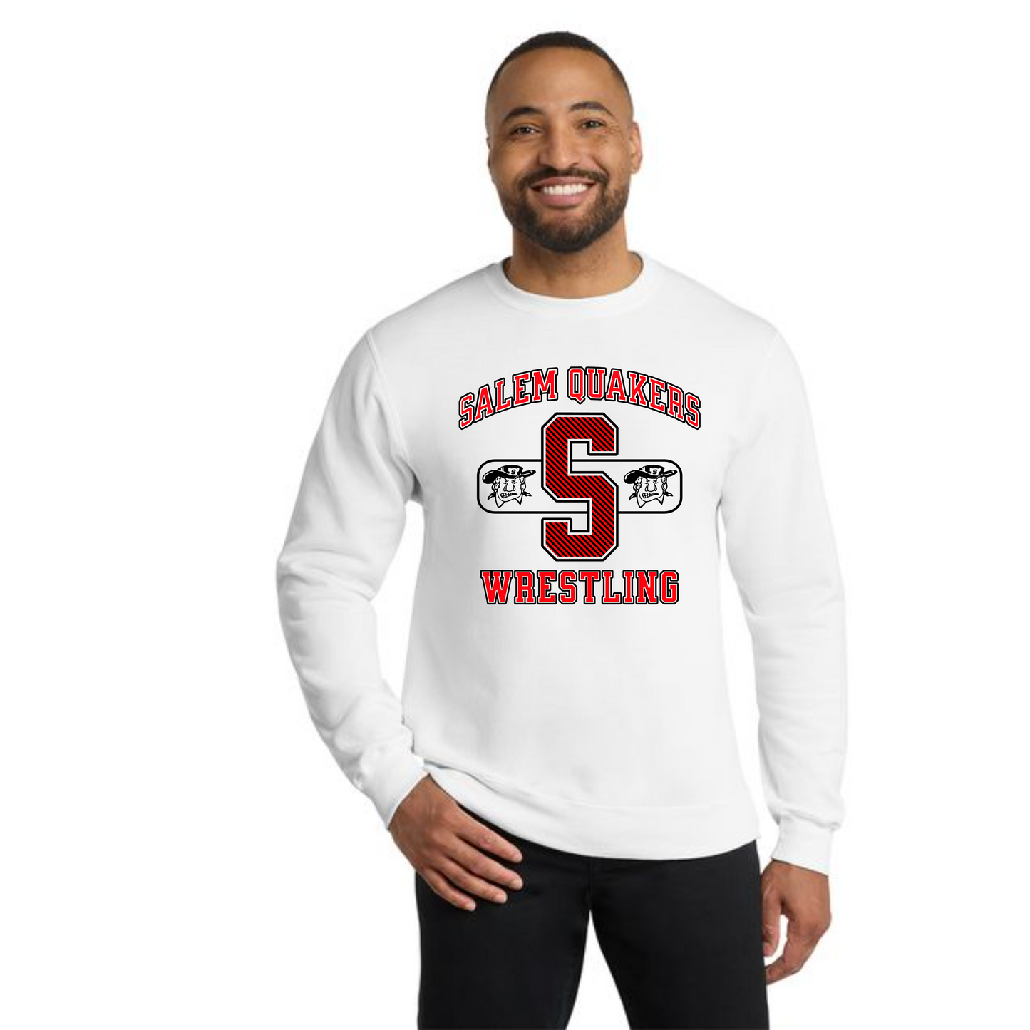 SALEM QUAKERS WRESTLING PC78 Port & Company® Core Fleece Crewneck Sweatshirt 8